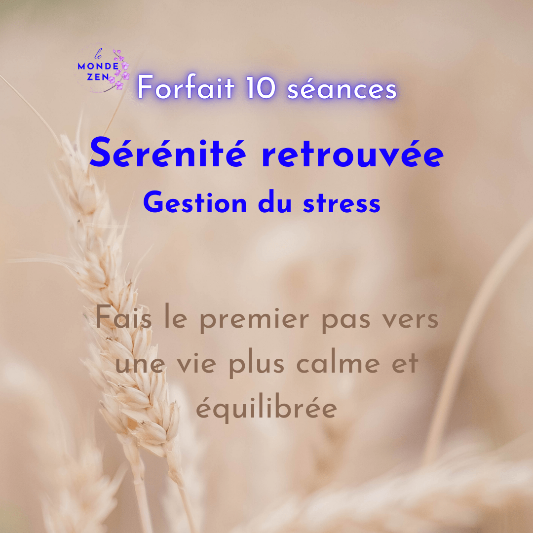 Forfait 10 séances hypnose, énergétique, neurosciences, pour la gestion du stress et du burnout